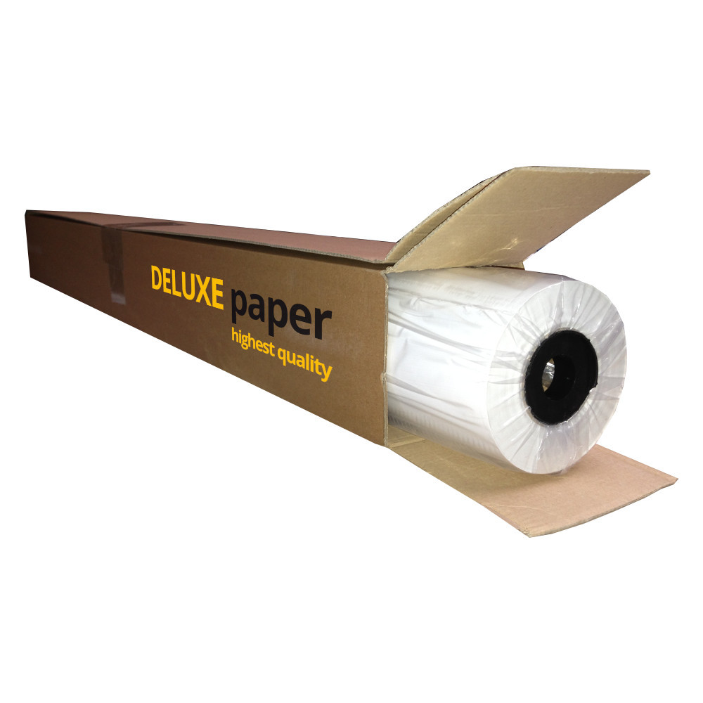 DELUXE paper ungestrichen 90g/m², 610mm x 50m, Einzelverpackung