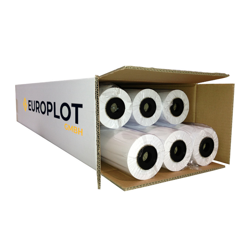 Plotterpapier gestrichen 90g/m², 594mm x 45m