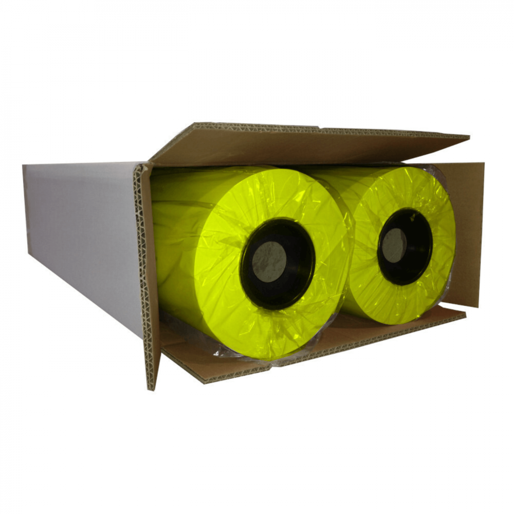 PPC Großflächenkopierpapier neonfarbig 90g/m², 594mm x 150m